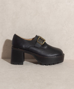 Hunter - Buckled Platform Loafers