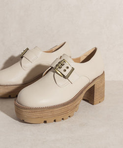 Hunter - Buckled Platform Loafers