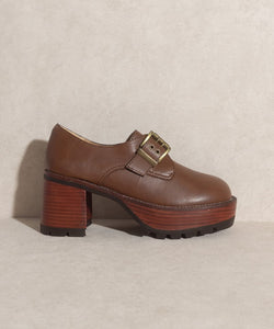 Hunter - Buckled Platform Loafers