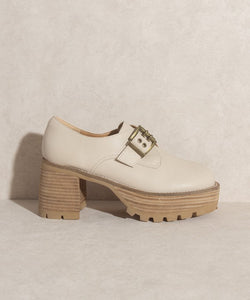 Hunter - Buckled Platform Loafers