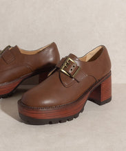 Load image into Gallery viewer, Hunter - Buckled Platform Loafers
