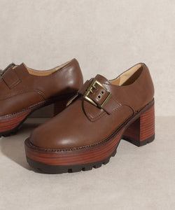 Hunter - Buckled Platform Loafers