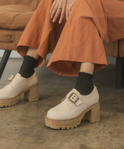 Hunter - Buckled Platform Loafers