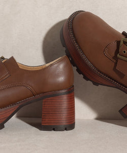 Hunter - Buckled Platform Loafers