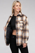 Load image into Gallery viewer, Cozy Plaid Flannel Shacket
