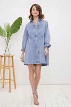 Load image into Gallery viewer, Apple Picking Denim Dress
