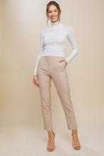 Load image into Gallery viewer, Turtleneck Ribbed Knit Sweater Top
