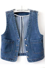 Load image into Gallery viewer, Blue Jean Baby -Denim Vest
