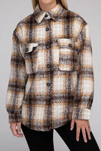 Load image into Gallery viewer, Cozy Plaid Flannel Shacket
