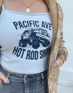 Arkade Studios x Pacific Ave Hot Rod Shop Tanks